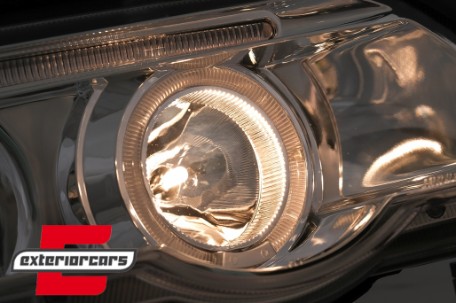 Prednja svjetla Angel Eyes (chrome) / BMW X5 E53 (1999-2003), LPBM42