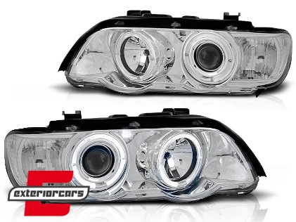 Prednja svjetla Angel Eyes (chrome) / BMW X5 E53 (1999-2003), LPBM44