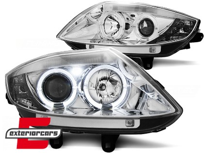 Prednja svjetla Angel Eyes (chrome) / BMW Z4 E85 E86 (2002-2008), LPBM77
