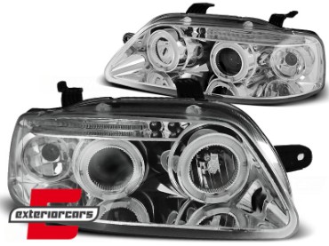 Prednja svjetla Angel Eyes (chrome) / Chevrolet Aveo (2003-2006), LPCT01