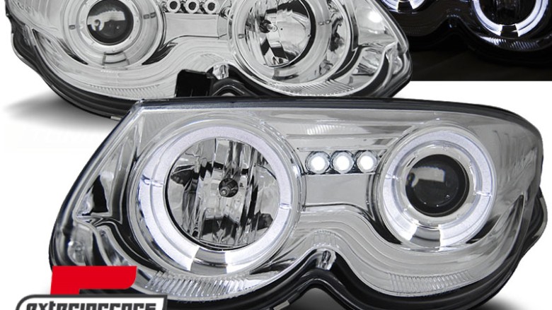 Prednja svjetla Angel Eyes (chrome) / Chrysler 300 M (1999-2004), LPCH13