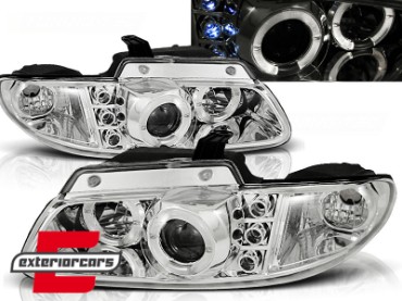 Prednja svjetla Angel Eyes (chrome) / Chrysler Voyager (1996-02.2001), LPCH07