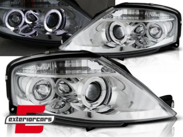 Prednja svjetla Angel Eyes (chrome) / Citroen C3 (2002-2009), LPCI05