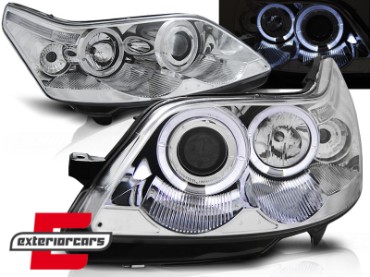 Prednja svjetla Angel Eyes (chrome) / Citroen C4 (2004-2010), LPCI09