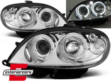 Prednja svjetla Angel Eyes (chrome) / Citroen Saxo (1999-2003), LPCI02