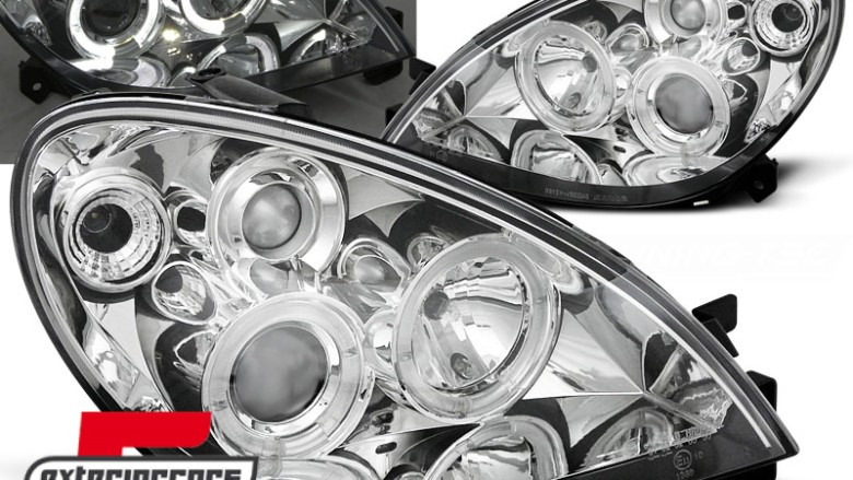 Prednja svjetla Angel Eyes (chrome) / Citroen Xsara (09.2000-10.2004), LPCI04