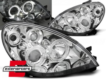 Prednja svjetla Angel Eyes (chrome) / Citroen Xsara (09.2000-10.2004), LPCI04