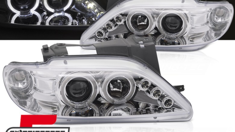 Prednja svjetla Angel Eyes (chrome) / Citroen Xsara (1997-2000), LPCI13