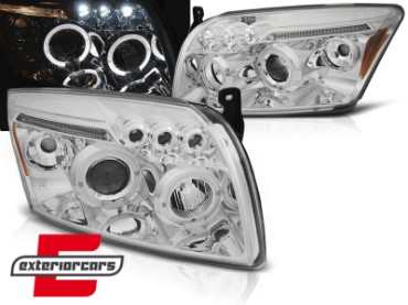 Prednja svjetla Angel Eyes (chrome) / Dodge Caliber (2006-2012), LPDO19