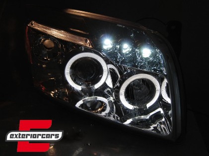 Prednja svjetla Angel Eyes (chrome) / Dodge Caliber (2006-2012), LPDO19