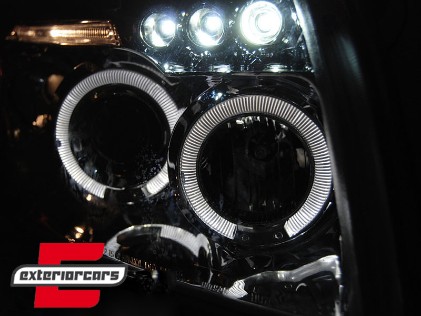 Prednja svjetla Angel Eyes (chrome) / Dodge Caliber (2006-2012), LPDO19