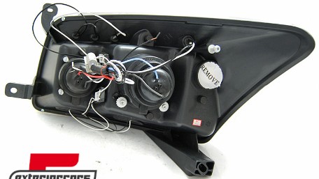 Prednja svjetla Angel Eyes (chrome) / Dodge Caliber (2006-2012), LPDO19