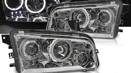 Prednja svjetla Angel Eyes (chrome) / DODGE CHARGER LX (2006-2010), LPDO11
