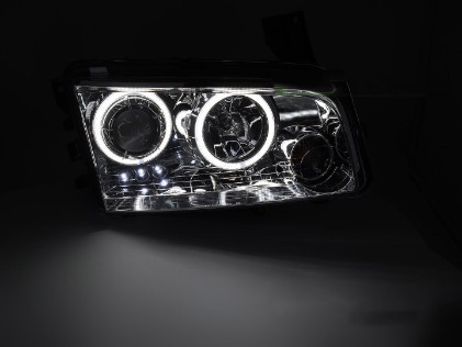 Prednja svjetla Angel Eyes (chrome) / DODGE CHARGER LX (2006-2010), LPDO11