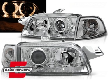 Prednja svjetla Angel Eyes (chrome) / Fiat Punto 1 (1993-1999), LPFI07