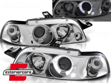 Prednja svjetla Angel Eyes (chrome) / Fiat Punto 1 (1993-1999), LPFI08