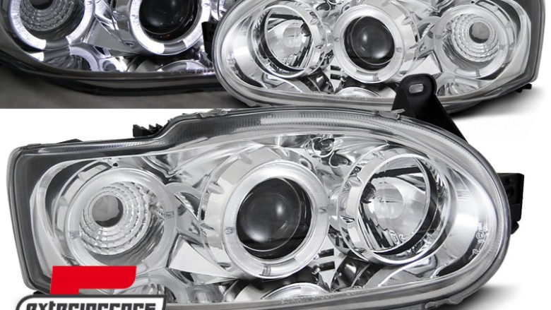 Prednja svjetla Angel Eyes (chrome) / Ford Escort Mk6 (02.1995-2000), LPFO05