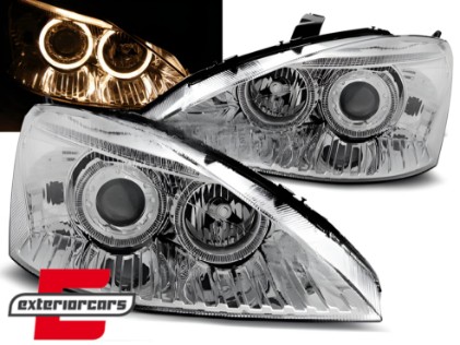 Prednja svjetla Angel Eyes (chrome) / Ford Focus (1998-10.2001), LPFO41