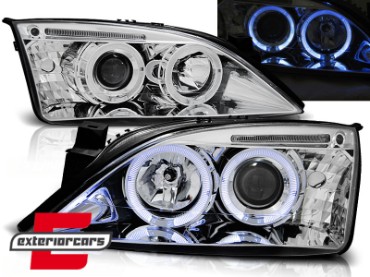 Prednja svjetla Angel Eyes (chrome) / Ford Mondeo (2000-2007), LPFO34