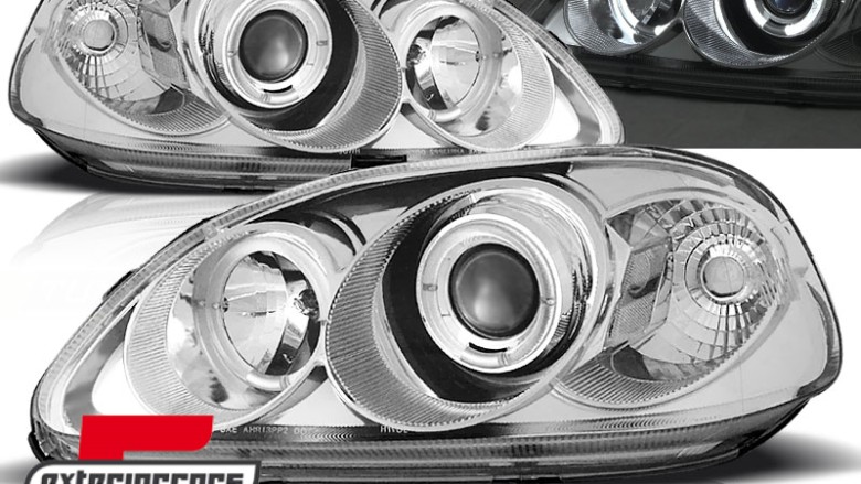 Prednja svjetla Angel Eyes (chrome) / Honda Civic (1999-2001), LPHO06