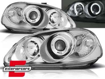 Prednja svjetla Angel Eyes (chrome) / Honda Civic (1999-2001), LPHO06