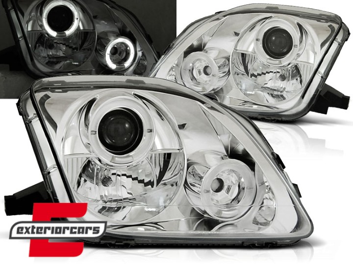 Prednja svjetla Angel Eyes (chrome) / Honda Prelude (02.1997-2001), LPHO23