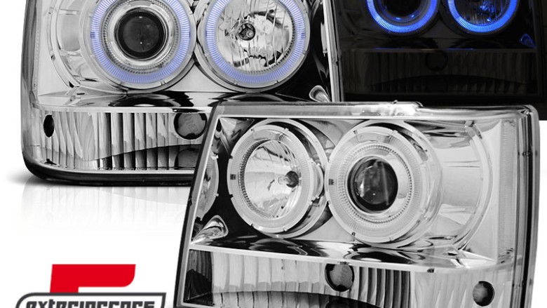 Prednja svjetla Angel Eyes (chrome) / JEEP Grand Cherokee (1993-1998), LPCH11