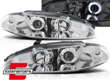 Prednja svjetla Angel Eyes (chrome) / Mitsubishi Eclipse (06.1995-1996), LPMI01