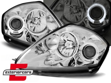 Prednja svjetla Angel Eyes (chrome) / Mitsubishi Eclipse D50 (2000-2005), LPMI05