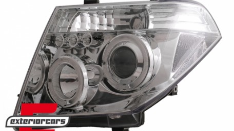 Prednja svjetla Angel Eyes (chrome) / Nissan Navara D40 (2004-2009) Nissan Pathfinder R51 (2005-2008), LPNI05