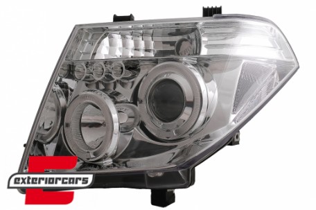 Prednja svjetla Angel Eyes (chrome) / Nissan Navara D40 (2004-2009) Nissan Pathfinder R51 (2005-2008), LPNI05