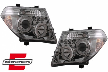 Prednja svjetla Angel Eyes (chrome) / Nissan Navara D40 (2004-2009) Nissan Pathfinder R51 (2005-2008), LPNI05