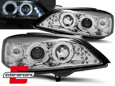Prednja svjetla Angel Eyes (chrome) / Opel Astra G (1997-2004), LPOP17