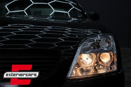 Prednja svjetla Angel Eyes (chrome) / Opel Vectra C Signum (2002-2005), LPOP25