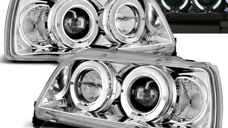 Prednja svjetla Angel Eyes (chrome) / Renault Clio (1990-1995), LPRE01