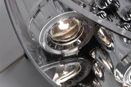 Prednja svjetla Angel Eyes (chrome) / Renault Clio III (2005-2009), LPRE27