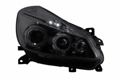 Prednja svjetla Angel Eyes (chrome) / Renault Clio III (2005-2009), LPRE27