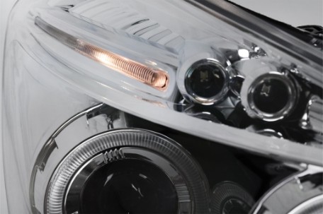 Prednja svjetla Angel Eyes (chrome) / Renault Clio III (2005-2009), LPRE27