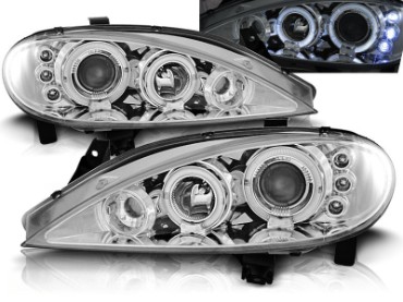 Prednja svjetla Angel Eyes (chrome) / Renault Megane (1999-2002), LPRE09