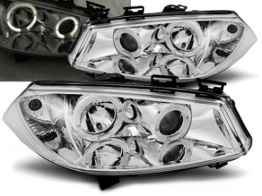 Prednja svjetla Angel Eyes (chrome) / RENAULT MEGANE 2 (2002-2005), LPRE11
