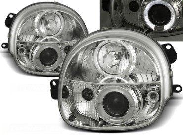 Prednja svjetla Angel Eyes (chrome) / Renault Twingo (03.1993-09.1998), LPRE03