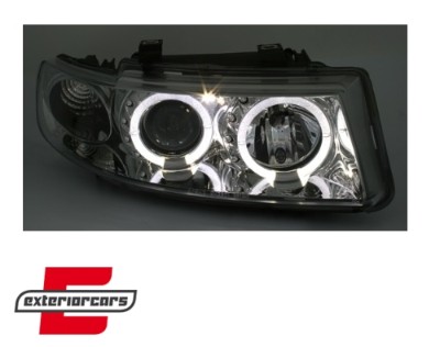 Prednja svjetla Angel Eyes (chrome) / Seat Leon Toledo (1999-2004), LPSE01