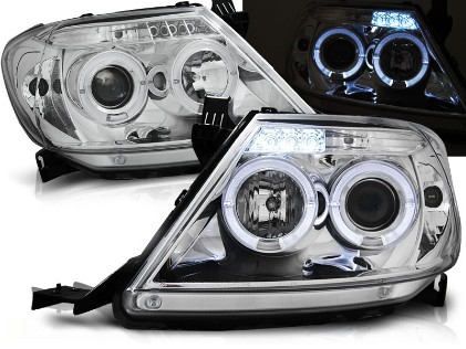 Prednja svjetla Angel Eyes (chrome) / Toyota Hilux (2005-2011), LPTO07