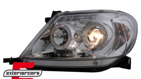 Prednja svjetla Angel Eyes (chrome) / Toyota Hilux (2005-2011), LPTO07