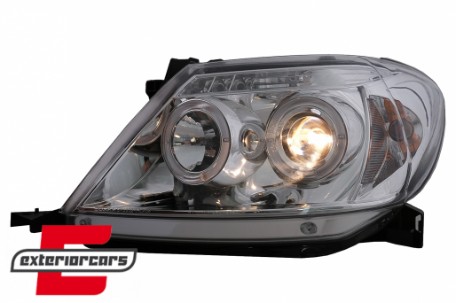 Prednja svjetla Angel Eyes (chrome) / Toyota Hilux (2005-2011), LPTO07
