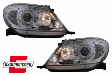 Prednja svjetla Angel Eyes (chrome) / Toyota Hilux (2005-2011), LPTO07