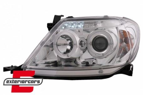 Prednja svjetla Angel Eyes (chrome) / Toyota Hilux (2005-2011), LPTO07