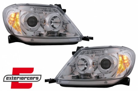 Prednja svjetla Angel Eyes (chrome) / Toyota Hilux (2005-2011), LPTO07