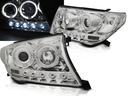 Prednja svjetla Angel Eyes (chrome) / Toyota Land Cruiser FJ200 (2007-2012), LPTO32