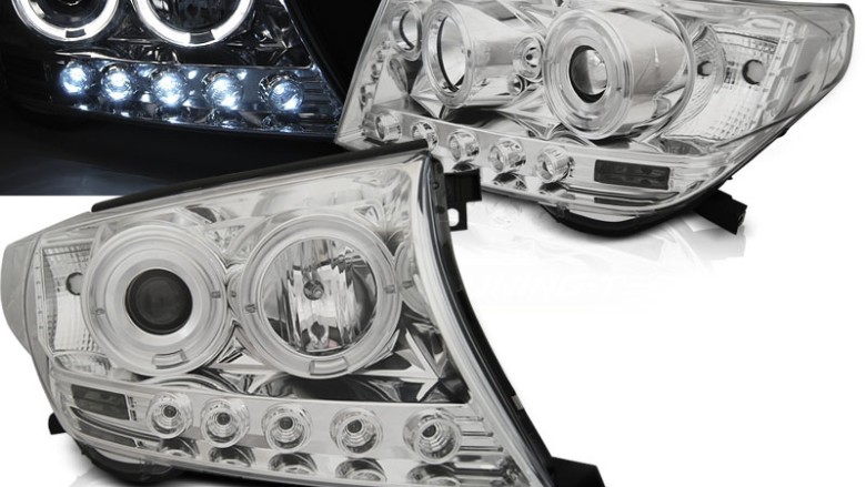 Prednja svjetla Angel Eyes (chrome) / Toyota Land Cruiser FJ200 (2007-2012), LPTO32